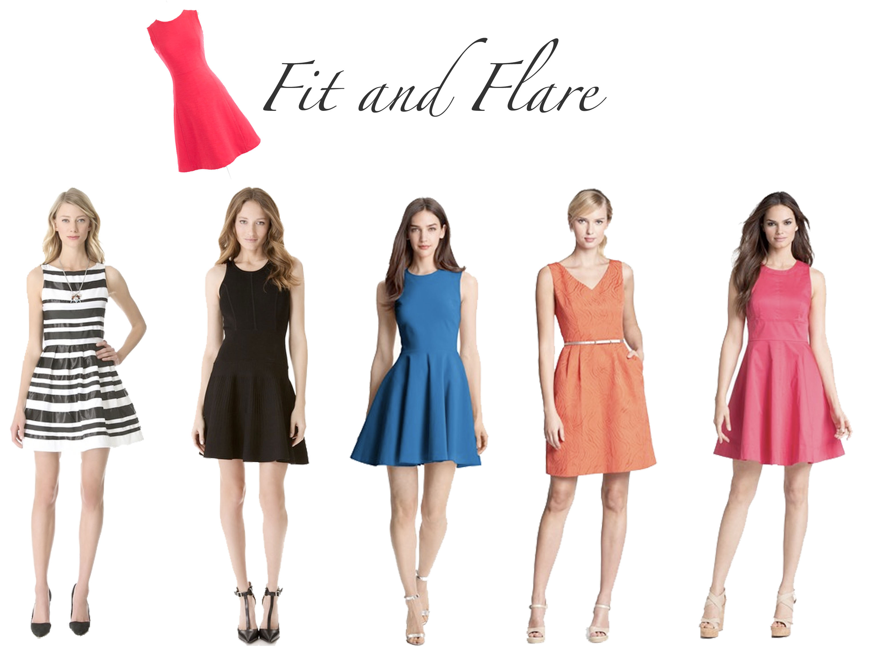 Fit and flare платье